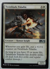 Twinblade Paladin *Uncommon* Magic MtG x1 The List