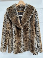 Kaliko Animal Print Coat Size L