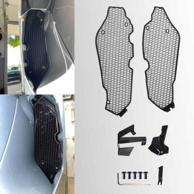 Side Intake Mesh Grille Insert Guard For Corvette C8 2020-2026 Filler Screen US