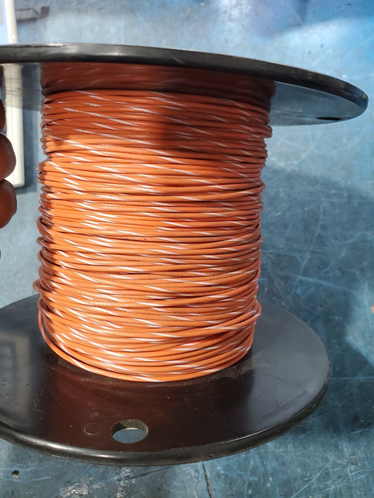 Striped Wire 20 AWG Gauge 450 FT Car Boat Marine Tinned Copper  Orange/White