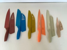 Berghoff Knives: Set of 6 Colored Knives. Pre-owned-Rarely if Ever Used