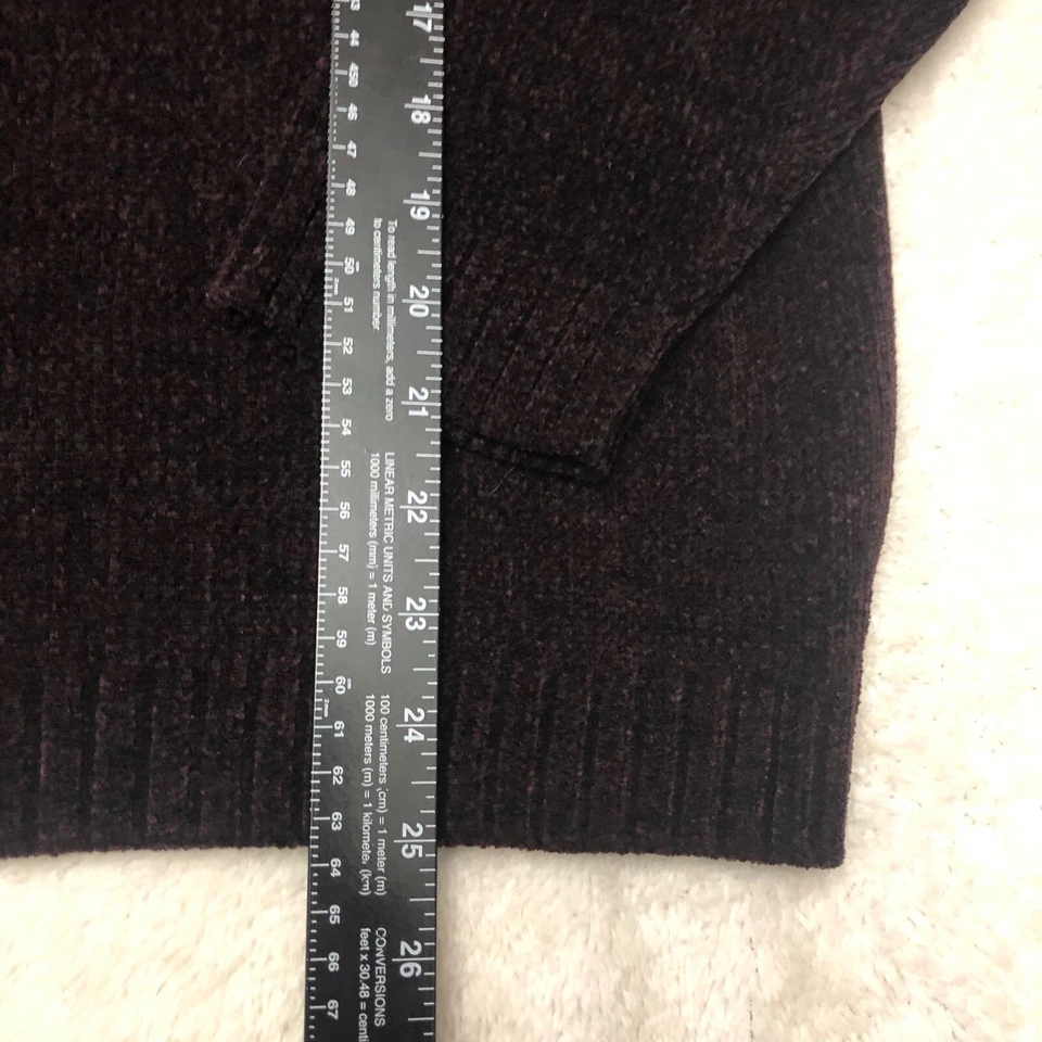 Suéter Chereskin Para Hombre Mediano Púrpura Acrílico Rayón Manga Larga Pullover Foto 3 de 4