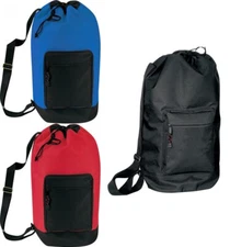 22" Round Drawstring Outdoor Travel Backpack Large Capacity Sports Gym Bag