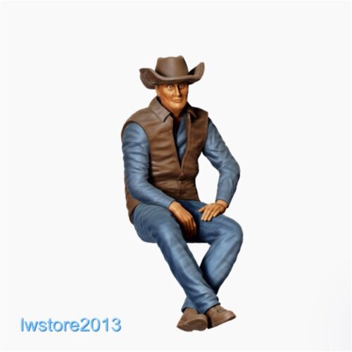 1/64 1/87 1/43 1/18 1/24 Vaquero Hombre Niña Escena Miniaturas Figuras Modelo Para Coches - Imagen 5 de 6