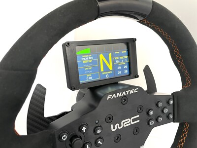 Dashboard Screen Case for Fanatec Wheel Rims - WRC Vocore