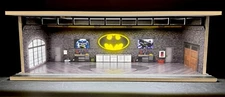 Batman V2 Display Theme FOR Hot Wheels 1:64 Model Diorama Garage LED Lighting!