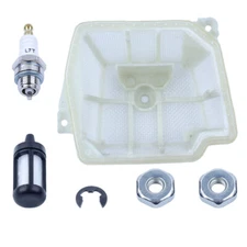 Air Filter Kit For Stihl MS361 MS341 Fuel Filter Bar Nut Spark Plug E-clip