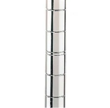 Commercial Chrome Wire Shelving Posts - Set of 4 Poles - NSF