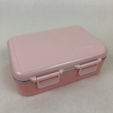 Kinsho Stainless Steel Plastic Pink Bento Lunch Box Toddlers Young Children