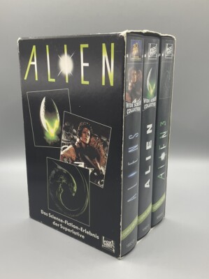 Alien Saga Teil 1-3 Trilogy auf VHS