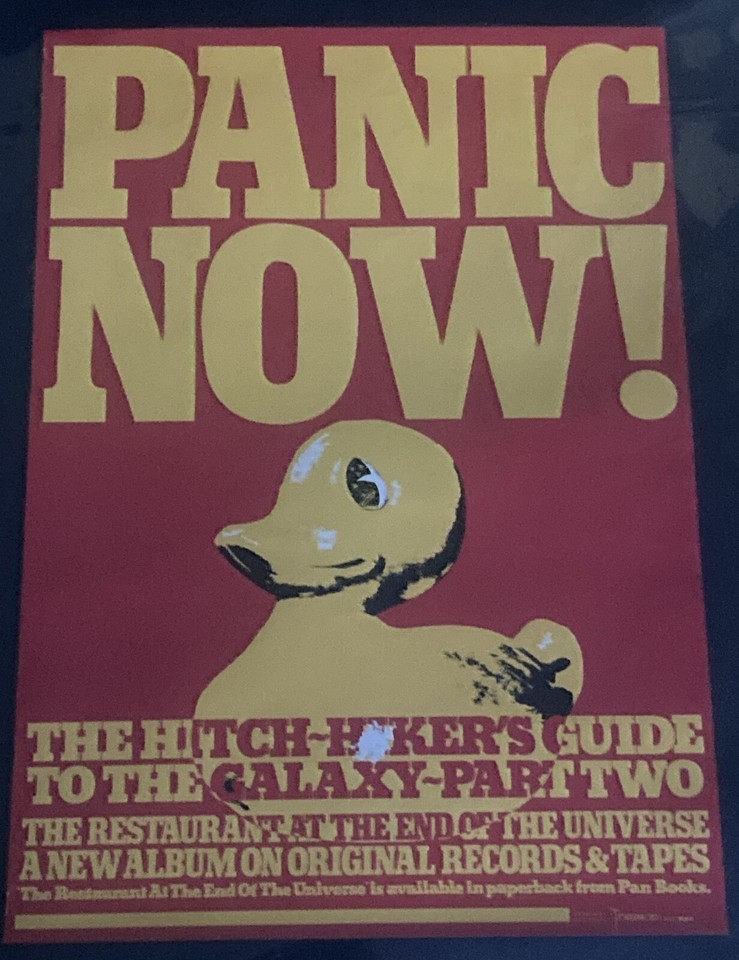 HITCHHIKER'S GUIDE TO THE GALAXY. RARE Aussie/OZ in store PROMO