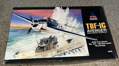 Accurate Miniatures TBF-IC Avenger Navy Bomber Plastic Model Kit 1/48 Scale 3403