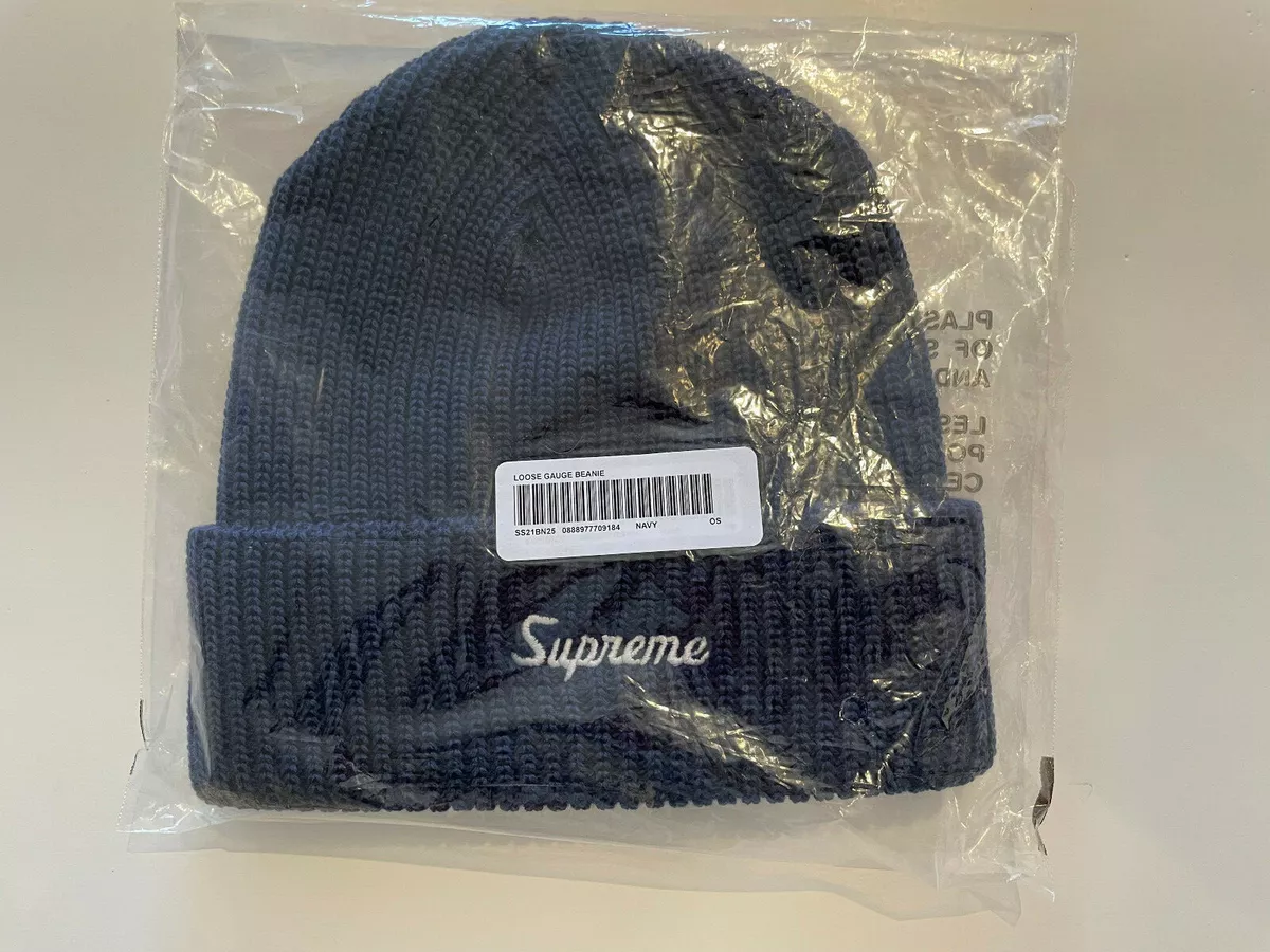 Supreme Twisted Loose Gauge Beanie 'Blue