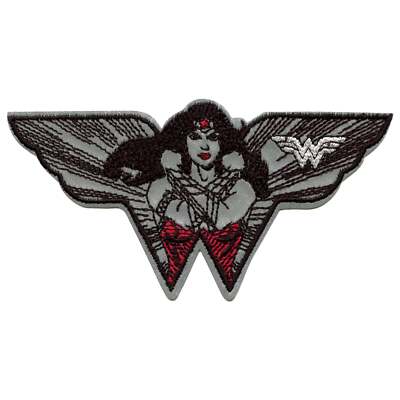 Dc Comics Wonder Woman Graustufen Patch Hero Gerechtigkeit Bestickt Aufbügeln
