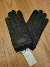 Ted Baker London Blokey Men's Leather Smart Gloves Size M/L. Choose Color