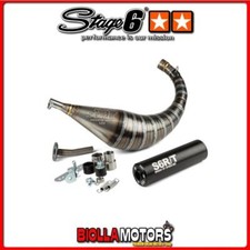 S6-96188751/BK MARMITTA SCARICO STAGE6 R/T 70-80 MINARELLI AM6 SIL. NERO a passa