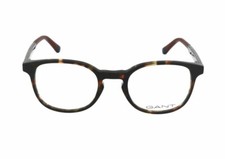 GANT GA3200 Dark Tortoise 052 Round Plastic Eyeglasses Frame 50-21-145 3200 RX
