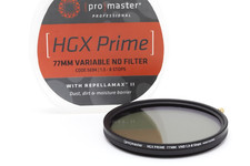 Very Clean ProMaster 77mm Variable ND HGX Prime Filter 1.3 - 8 stops 46567