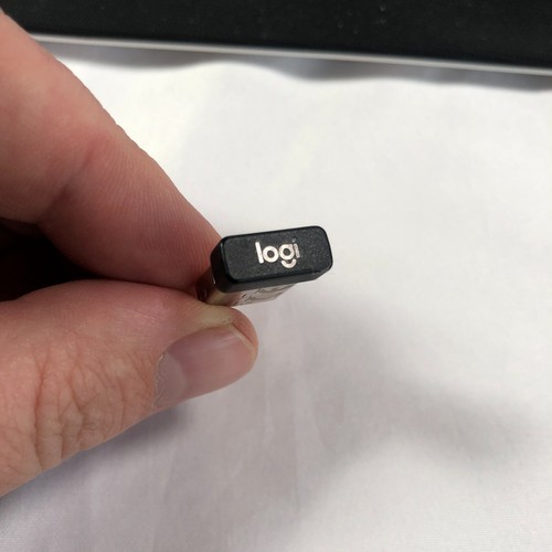 Logitech K850 Ergo Wireless Keyboard WITH Unifying Receiver Dongle Tested, Works - Bild 10 von 11