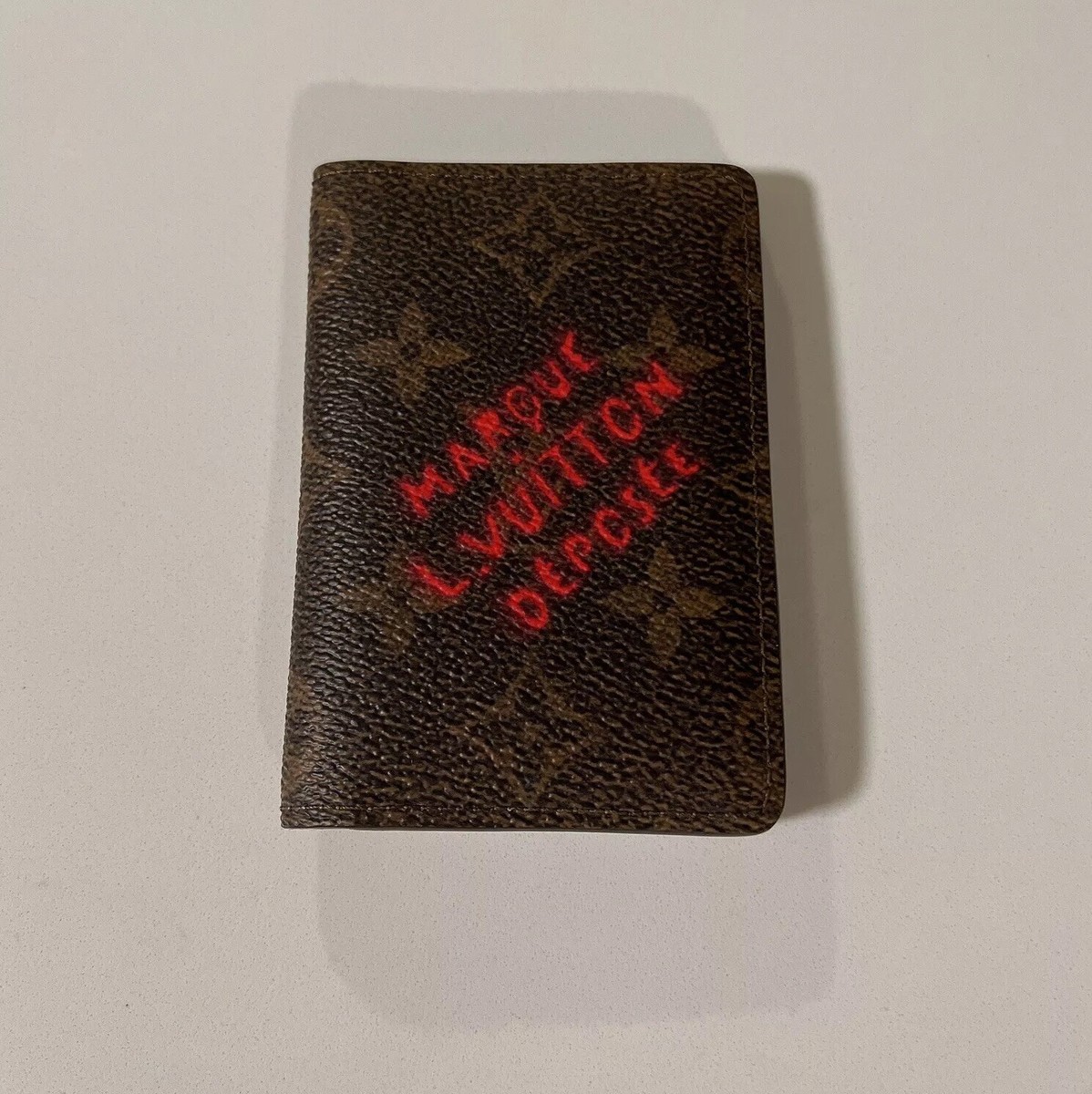 Louis Vuitton Pocket Organizer Wallet “Marque L.Vuitton Déposée
