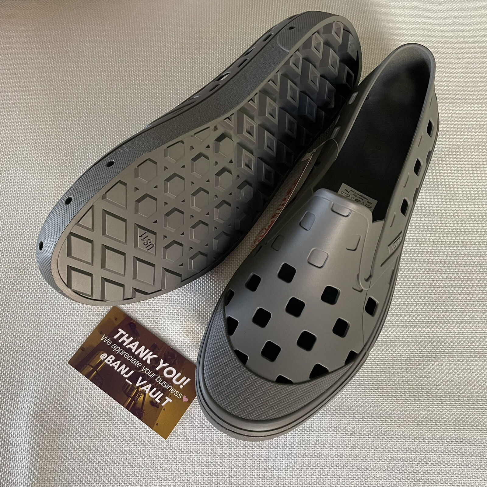 vans trek slip on mens 11