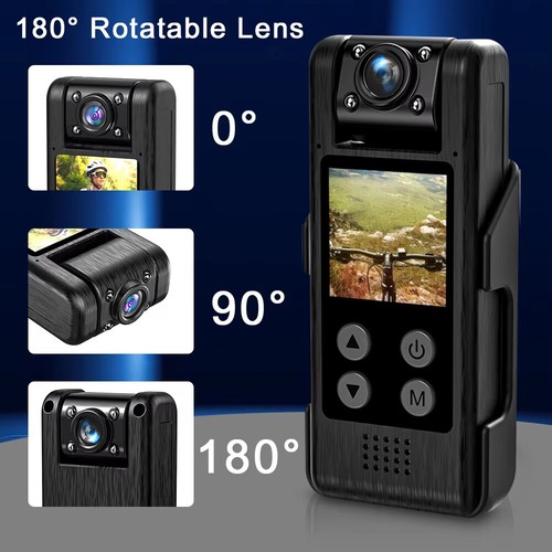 Wifi Body Worn Camera Protection Safety Security 4K HD Sport Camera Night Vision - Picture 5 of 24