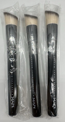 3PK NYX Professional Total Control Drop Foundation Brushes ~ PROB22 ~ NEW