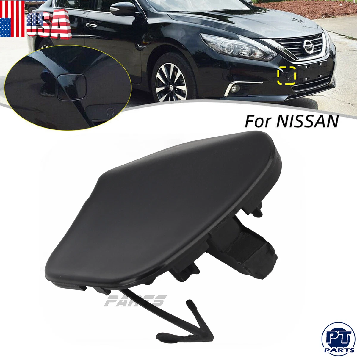 For 2016 17 18 Nissan Altima 4 Door Sedan Tow Hook Front Bumper