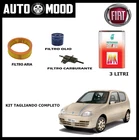 Cutting Fiat 600 Seicento 1.1 kit 3 filters + 3 liters oil Selenia 20K 10w40 1100