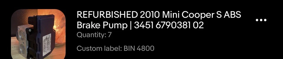 Módulo de bomba de freio ABS recondicionado 2010 Mini Cooper S | 3451 6790381 02 - Imagem 4 de 4