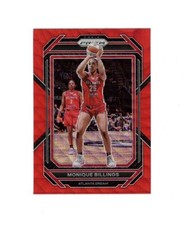 2023 Prizm RED WAVE REFRACTOR SP MONIQUE BILLINGS! Atlanta Dream MATCH 
