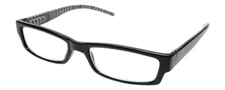 Calabria 742 Reading Glasses w/ Matching Case Stripe 7 Power Options to Choose