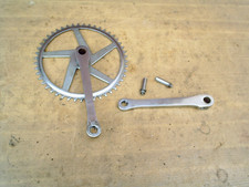 Kurbelgarnitur für Keiltretlager DDR Kettenblatt Kurbel Fahrrad 48Z Mifa  1