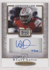 2021 Sage Premier Draft Auto Gold 12/100 Wyatt Davis #A10 Auto 2b2