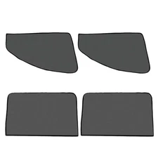 4PCS Car Side Window Sun Shade Cover Visor Mesh Shield UV Block Screen For SUV