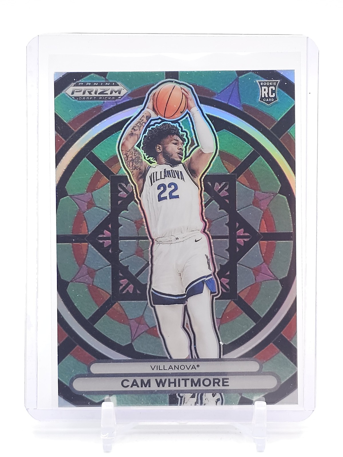 CAM WHITMORE 2023 PRIZM DRAFT PICKS STAINED GLASS ROOKIE SP #4 Q1134