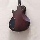 Red Electric Guitar Mahogany BD Rosewood FB Flame Maple Top Abalone Inlay Set In — photo 6