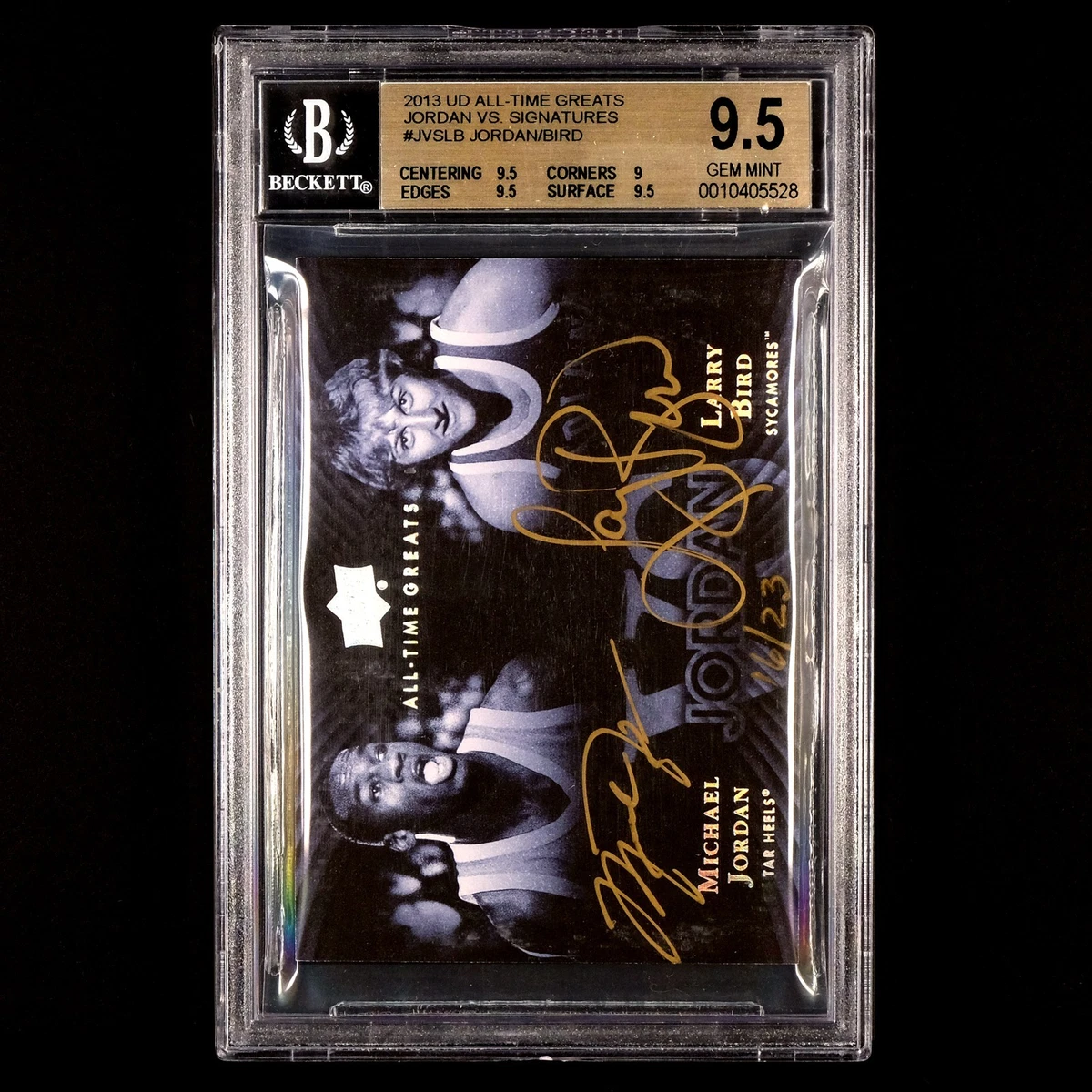 Upper Deck Larry Bird Basketball Autographed Sports Trading Cards