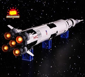 Brick Shine- Light Kit for LEGO The Apollo Saturn V 21309