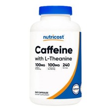 Caffeine  Theanine Capsules 240 Count 100 Mg