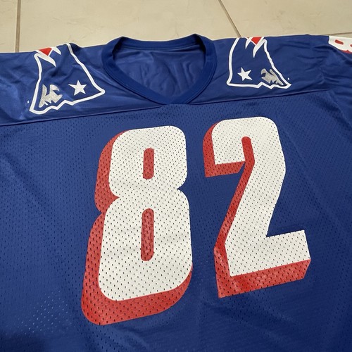 Vintage 90s Champion New England Patriots NFL Football Jersey Vincent Brisby XL - Picture 2 of 6