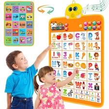 Interactive Alphabet Wall Chart for Kids, Talking ABC Electronic Alphabet Poster