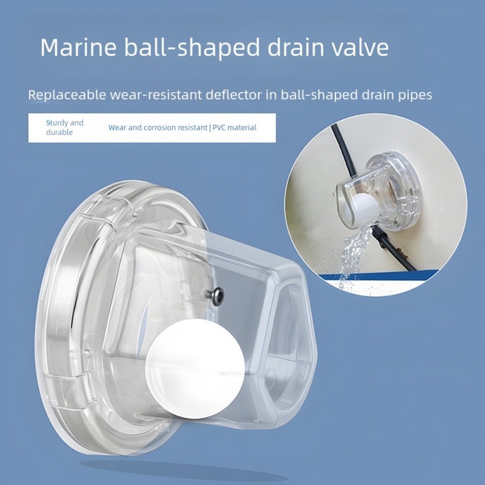 118 Inch Self Bailing Scupper Valve for Boats with High Capacity Water ...
