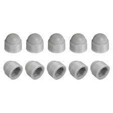 10pcs nut covers for hex screw M3x6x9mm, grey