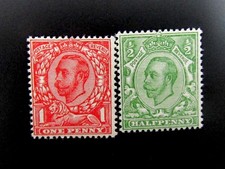 nystamps Great Britain Stamp # 158A 158B Mint OG H/NH L31y258