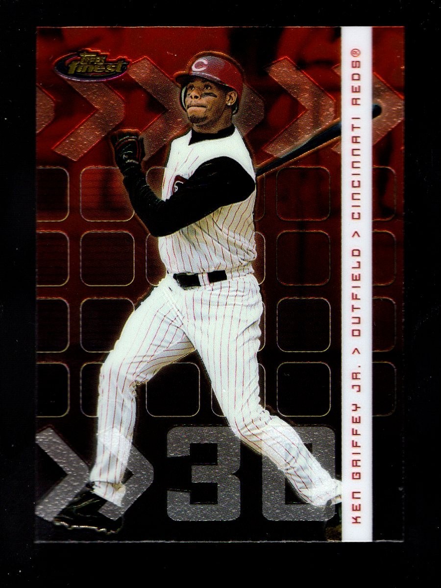 2002 TOPPS FINEST #30 KEN GRIFFEY JR. REDS
