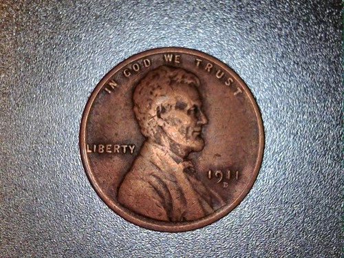 1911-D Lincoln Wheat Cent - Semi-Key Better Date  No Reserve Fine-EF