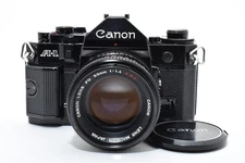 [N.Mint]Canon A-1  SLR 35mm Film Camera　Black ＋ FD 50mm f/1.4 S.S.C.  2698636