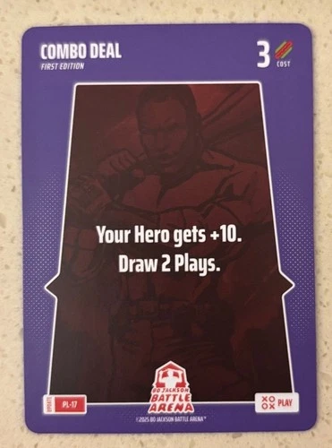 Bo Jackson Battle Arena Alpha Update Play Card SSP PL-17 Combo Deal