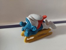 Schlümpfe Schleich / Peyo 40201 - Schlittenfahrer -  Smurfs/Puffi[xx]